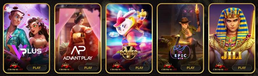 Hot games selection at Crown155