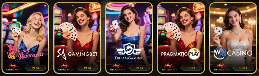 Live casino tables